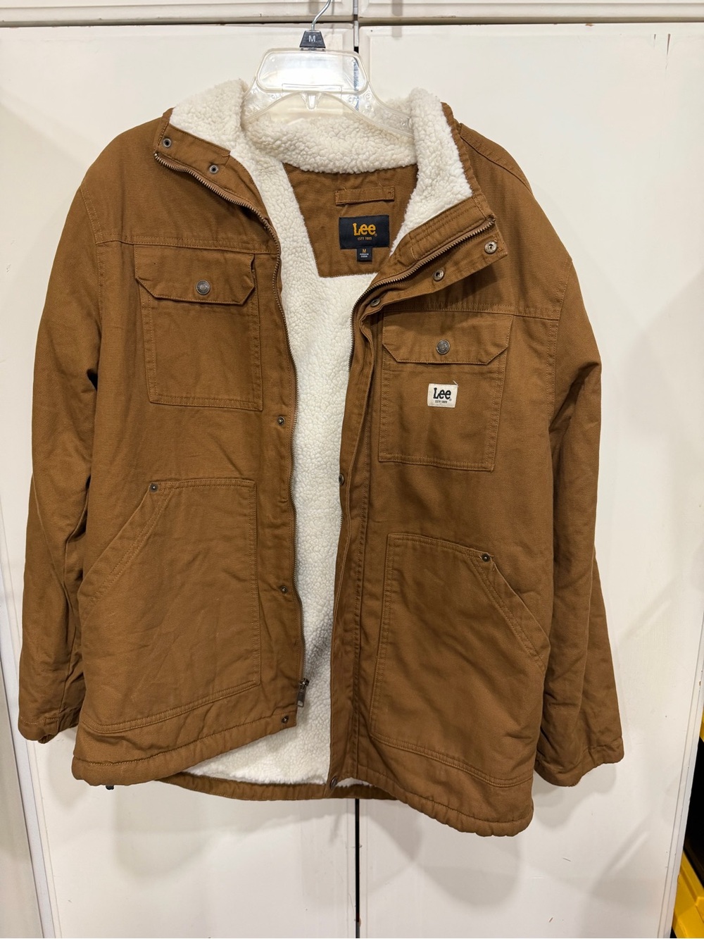 Lee Brown Sherpa-Lined Field Jacket